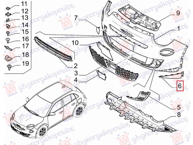 ΣΠΟΙΛΕΡ ΠΡΟΦΥΛΑΚΤΗΡΑ ΕΜΠΡΟΣ (Γ) ΔΕΞ