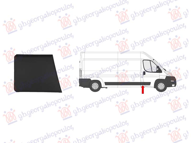 ΦΑΣΑ ΚΟΛΩΝΑΣ ΠΟΡΤΑΣ ΕΜΠΡΟΣ ΜΑΥΡΗ (ΚΟΝΤΟ / ΜΑΚΡΥ ΜΕΤΑΞΩΝΙΟ) ΔΕΞ