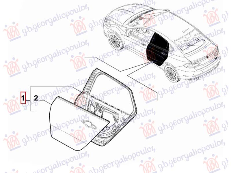 ΠΟΡΤΑ ΠΙΣΩ H/B (Γ) ΑΡ