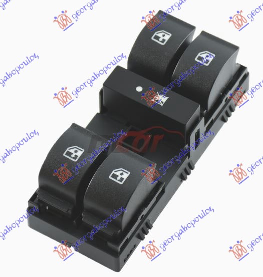 ΔΙΑΚΟΠΤΗΣ ΠΑΡΑΘΥΡΟΥ ΕΜΠΡΟΣ (Τετραπλός) (12pin) ΑΡ