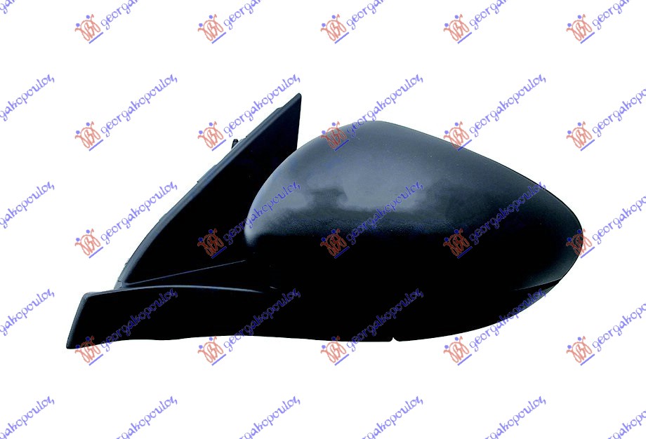 ΚΑΘΡΕΦΤΗΣ ΗΛΕΚΤΡΙΚΟΣ ΘΕΡΜΑΙΝΟΜΕΝΟΣ ΜΑΥΡΟΣ (CONVEX GLASS) ΑΡ