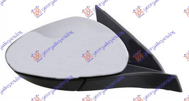 ΚΑΘΡΕΦΤΗΣ ΗΛΕΚΤΡΙΚΟΣ ΘΕΡΜΑΙΝΟΜΕΝΟΣ ΜΑΥΡΟΣ (ΜΕ ΑΙΣΘΗΤΗΡΑ) (Α ΠΟΙΟΤΗΤΑ) (CONVEX GLASS) ΔΕΞ