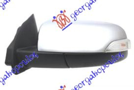 ΚΑΘΡΕΦΤΗΣ ΗΛΕΚΤΡΙΚΟΣ ΗΛΕΚΤΡΙΚΑ ΑΝΑΚΛΙΝΟΜΕΝΟΣ ΧΡΩΜΙΟ (ΜΕ ΦΛΑΣ & ΦΩΣ ΑΣΦΑΛΕΙΑΣ) (CONVEX GLASS) ΑΡ