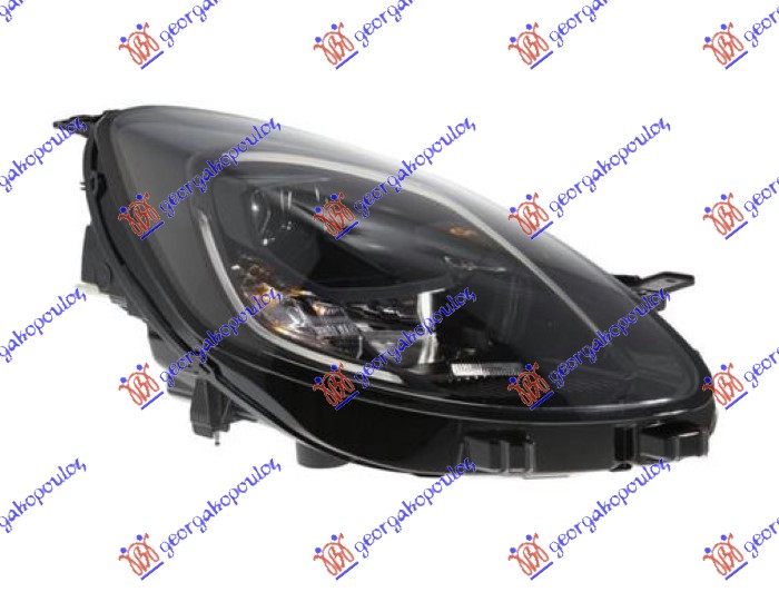 ΦΑΝΟΣ ΕΜΠΡΟΣ LED (LED/PY21W) ΜΑΥΡΟ 2021- (VALEO) ΔΕΞ