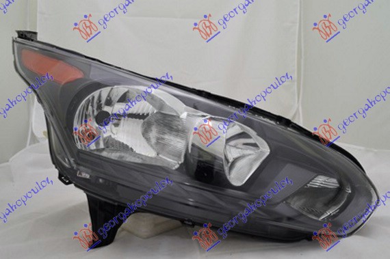 ΦΑΝΟΣ ΕΜΠΡΟΣ ΗΛΕΚΤΡΙΚΟΣ ΜΑΥΡΟΣ (ΛΕΥΚΟ ΦΛΑΣ & ΚΙΤΡΙΝΟ ΑΝΤΑΝΑΚΛΑΣΤΙΚΟ) (Ε) (TYC) ΔΕΞ