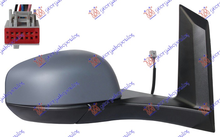 ΚΑΘΡΕΦΤΗΣ ΗΛΕΚΤΡΙΚΟΣ ΘΕΡΜΑΙΝΟΜΕΝΟΣ ΗΛΕΚΤΡΙΚΑ ΑΝΑΚΛΙΝΟΜΕΝΟΣ ΒΑΦΟΜΕΝΟΣ (7 PIN) (Α ΠΟΙΟΤΗΤΑ) (ASPHERICAL GLASS) ΔΕΞ