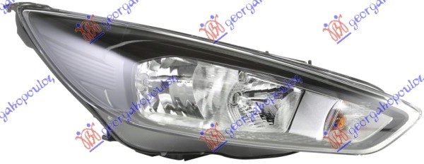 ΦΑΝΟΣ ΕΜΠΡΟΣ ΗΛΕΚΤΡΙΚΟΣ ΜΑΥΡΟΣ (Η7/Η15) (ΜΕ ΜΟΤΕΡ) (HELLA) ΔΕΞ