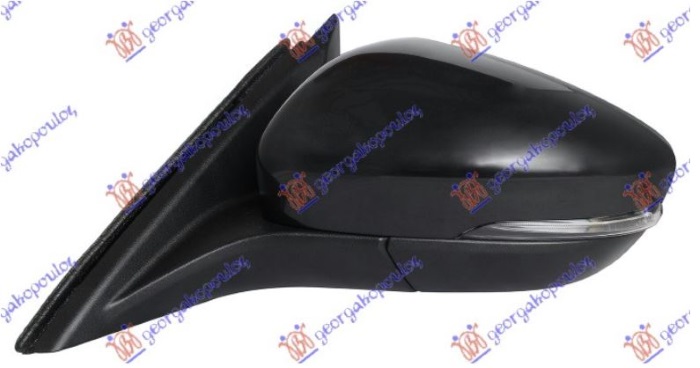 ΚΑΘΡΕΦΤΗΣ ΗΛΕΚΤΡΙΚΟΣ ΘΕΡΜΑΙΝΟΜΕΝΟΣ ΗΛΕΚΤΡΙΚΑ ΑΝΑΚΛΙΝΟΜΕΝΟΣ ΒΑΦΟΜΕΝΟΣ (ΜΕ ΦΛΑΣ & ΦΩΣ ΑΣΦΑΛΕΙΑΣ & BLIS) 10 PIN (CONVEX GLASS) ΑΡ