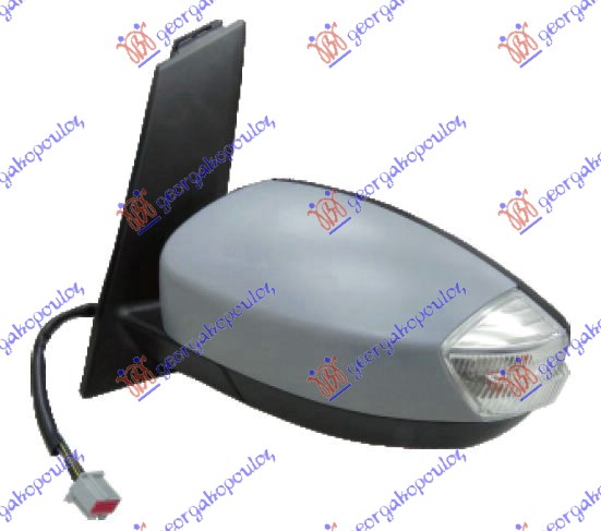 ΚΑΘΡΕΦΤΗΣ ΗΛΕΚΤΡΙΚΟΣ ΘΕΡΜΑΙΝΟΜΕΝΟΣ ΒΑΦΟΜΕΝΟΣ (ΜΕ ΦΛΑΣ) (6 PIN) (ASPHERICAL GLASS) ΑΡ