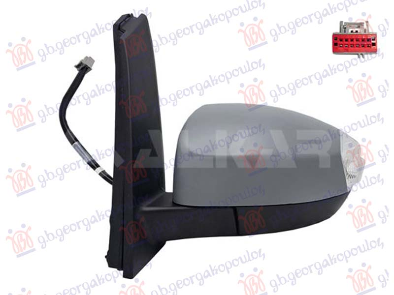 ΚΑΘΡΕΦΤΗΣ ΗΛΕΚΤΡΙΚΟΣ ΘΕΡΜΑΙΝΟΜΕΝΟΣ ΗΛΕΚΤΡΙΚΑ ΑΝΑΚΛΙΝΟΜΕΝΟΣ ΒΑΦΟΜΕΝΟΣ (ΦΛΑΣ/ΦΩΣ ΑΣΦΑΛΕΙΑΣ) (8 PIN) (ASPHERICAL GLASS) ΑΡ