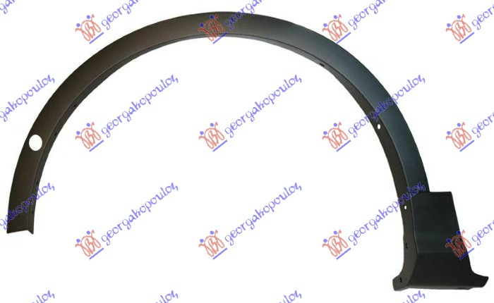 ΚΟΥΡΜΠΑ ΦΤΕΡΟΥ ΕΜΠΡΟΣ ΠΛΑΣΤΙΚΗ (ΜΕ ΤΡΥΠΕΣ ΓΙΑ PDC) ΑΡ