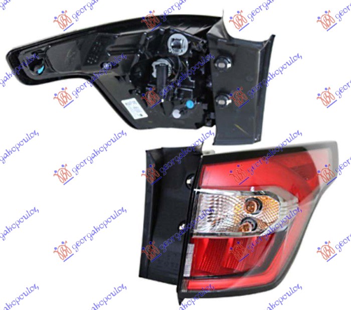 ΦΑΝΟΣ ΠΙΣΩ ΕΞΩ LED 2018- (E) (DEPO) ΔΕΞ