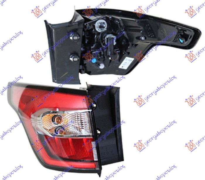 ΦΑΝΟΣ ΠΙΣΩ ΕΞΩ LED 2018- (E) (DEPO) ΑΡ