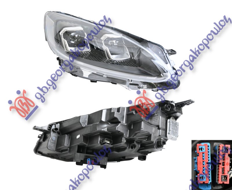 ΦΑΝΟΣ ΕΜΠΡΟΣ ΗΛΕΚΤΡΙΚΟΣ (LED) ΜΕ ΦΩΣ ΣΤΡΟΦΗΣ (VALEO) ΔΕΞ