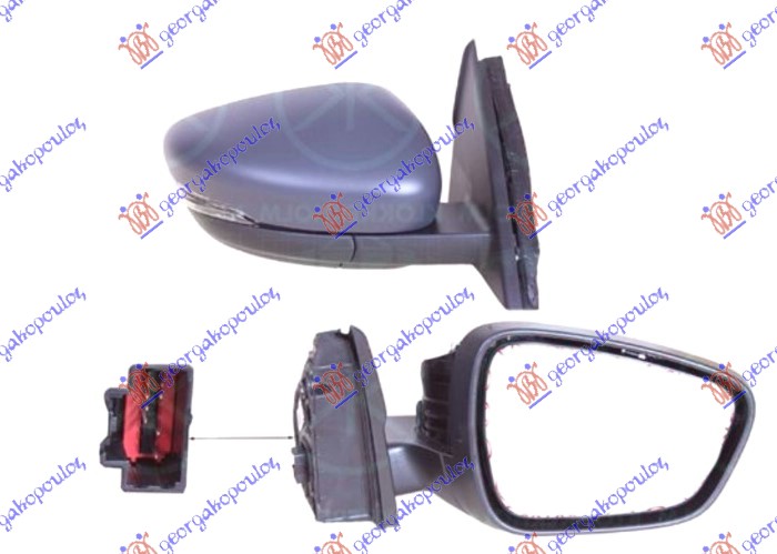 ΚΑΘΡΕΦΤΗΣ ΗΛΕΚΤΡΙΚΟΣ ΘΕΡΜΑΙΝΟΜΕΝΟΣ ΗΛΕΚΤΡΙΚΑ ΑΝΑΚΛΙΝΟΜΕΝΟΣ ΒΑΦΟΜΕΝΟΣ (ΜΕ ΦΛΑΣ & ΦΩΣ ΑΣΦΑΛΕΙΑΣ) (Α ΠΟΙΟΤΗΤΑ) ΔΕΞ