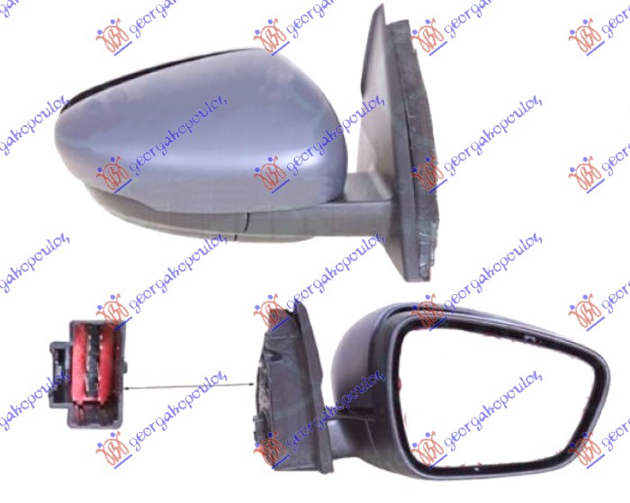 ΚΑΘΡΕΦΤΗΣ ΗΛΕΚΤΡΙΚΟΣ ΘΕΡΜΑΙΝΟΜΕΝΟΣ ΗΛΕΚΤΡΙΚΑ ΑΝΑΚΛΙΝΟΜΕΝΟΣ ΒΑΦΟΜΕΝΟΣ (ΜΕ ΦΛΑΣ & ΦΩΣ ΑΣΦΑΛΕΙΑΣ & BLIS) (Α ΠΟΙΟΤΗΤΑ) ΔΕΞ