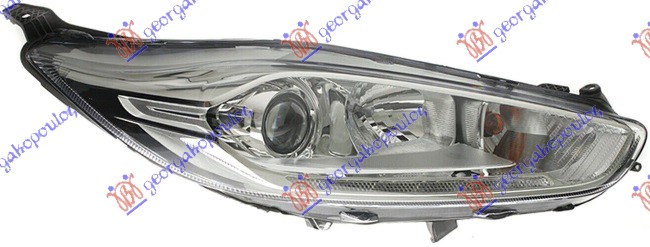 ΦΑΝΟΣ ΕΜΠΡΟΣ ΗΛΕΚΤΡΙΚΟΣ ΜΕ ΦΑΚΟ (H1/H7) ΜΕ ΦΩΣ ΗΜΕΡΑΣ LED (HELLA) ΔΕΞ