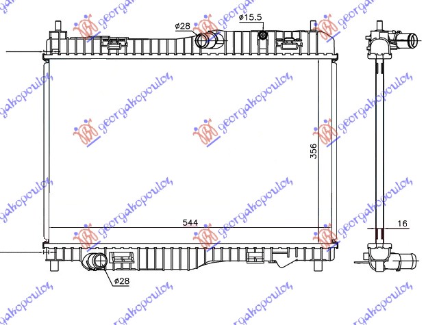 ΨΥΓΕΙΟ 1.0 ΒΕΝΖΙΝΗ +/-AC (558x352x18)