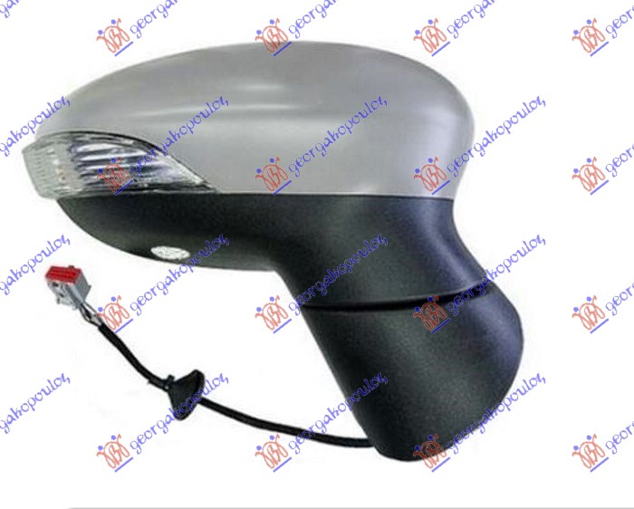 ΚΑΘΡΕΦΤΗΣ ΗΛΕΚΤΡΙΚΟΣ ΘΕΡΜΑΙΝΟΜΕΝΟΣ ΒΑΦΟΜΕΝΟΣ ΜΕ ΦΛΑΣ & ΦΩΣ ΑΣΦΑΛΕΙΑΣ (8 PIN) (ASPHERICAL GLASS) ΔΕΞ