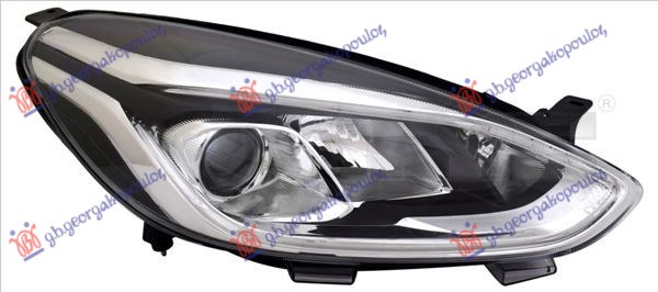 ΦΑΝΟΣ ΕΜΠΡΟΣ ΗΛΕΚΤΡΙΚΟΣ (H7/H1) ΜΕ ΦΩΣ ΗΜΕΡΑΣ LED (ΜΕ ΜΟΤΕΡ) (Ε) (TYC) ΔΕΞ