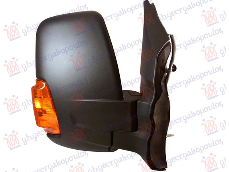 ΚΑΘΡΕΦΤΗΣ ΗΛΕΚΤΡΙΚΟΣ ΘΕΡΜΑΙΝΟΜΕΝΟΣ ΗΛΕΚΤΡΙΚΑ ΑΝΑΚΛΙΝΟΜΕΝΟΣ (ΚΟΝΤΟ ΜΠΡΑΤΣΟ) (ΜΕ ΚΙΤΡΙΝΟ ΦΛΑΣ) (ΜΕ ΦΩΣ ΟΓΚΟΥ 16W) (CONVEX GLASS) ΔΕΞ