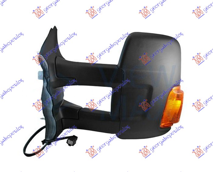 ΚΑΘΡΕΦΤΗΣ ΗΛΕΚΤΡΙΚΟΣ ΘΕΡΜΑΙΝΟΜΕΝΟΣ (ΜΑΚΡΥ ΜΠΡΑΤΣΟ) (ΜΕ ΦΛΑΣ ΚΙΤΡΙΝΟ) (Α ΠΟΙΟΤΗΤΑ) (CONVEX GLASS) ΑΡ