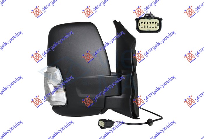 ΚΑΘΡΕΦΤΗΣ ΜΗΧΑΝΙΚΟΣ ΧΕΙΡΟΚΙΝΗΤΟΣ ΚΟΝΤΟΣ (ΜΕ ΦΛΑΣ) (Α ΠΟΙΟΤΗΤΑ) (CONVEX GLASS) ΔΕΞ