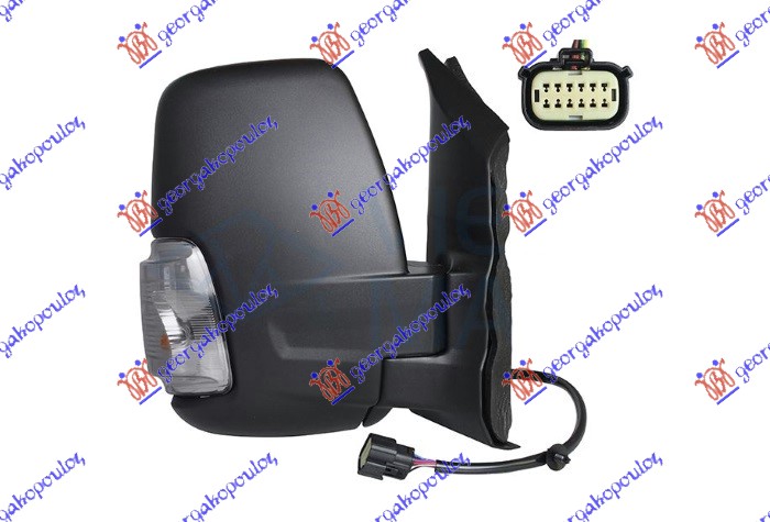 ΚΑΘΡΕΦΤΗΣ ΗΛΕΚΤΡΙΚΟΣ ΘΕΡΜΑΙΝΟΜΕΝΟΣ (ΚΟΝΤΟ ΜΠΡΑΤΣΟ) (ΜΕ ΦΛΑΣ) (Α ΠΟΙΟΤΗΤΑ) (CONVEX GLASS) ΔΕΞ