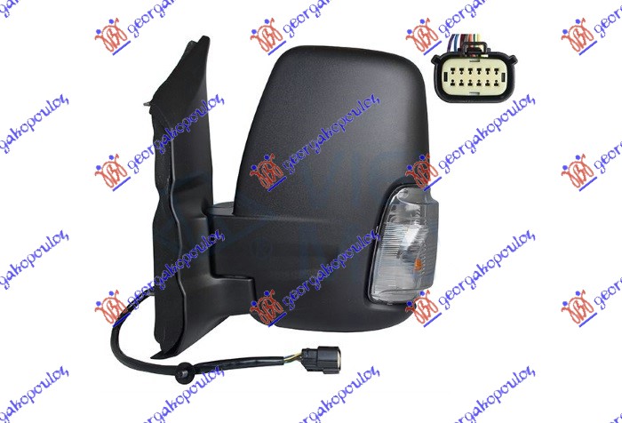 ΚΑΘΡΕΦΤΗΣ ΗΛΕΚΤΡΙΚΟΣ ΘΕΡΜΑΙΝΟΜΕΝΟΣ ΗΛΕΚΤΡΙΚΑ ΑΝΑΚΛΙΝΟΜΕΝΟΣ (ΚΟΝΤΟ ΜΠΡΑΤΣΟ) (ΜΕ ΦΛΑΣ) (Α ΠΟΙΟΤΗΤΑ) (CONVEX GLASS) ΑΡ