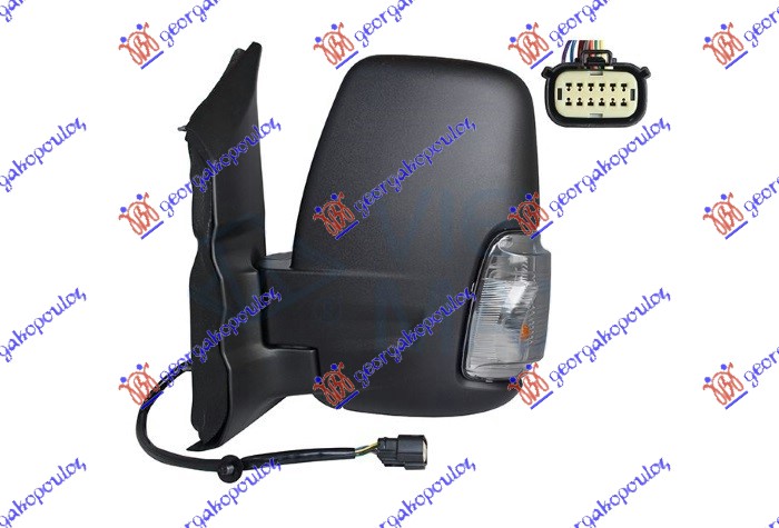 ΚΑΘΡΕΦΤΗΣ ΗΛΕΚΤ. ΘΕΡΜΑΙΝ. ΗΛ. ΑΝΑΚΛ. ΚΟΝΤΟΣ (ΜΕ ΦΛΑΣ) (ΜΕ ΦΩΣ ΟΓΚΟΥ 16W) (Α ΠΟΙΟΤΗΤΑ) (CONVEX GLASS) ΑΡ