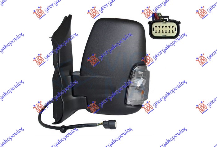 ΚΑΘΡΕΦΤΗΣ ΗΛΕΚΤΡΙΚΟΣ ΘΕΡΜΑΙΝΟΜΕΝΟΣ ΗΛΕΚΤΡΙΚΑ ΑΝΑΚΛΙΝΟΜΕΝΟΣ (ΚΟΝΤΟ ΜΠΡΑΤΣΟ) (ΜΕ ΦΛΑΣ & BLIS) (Α ΠΟΙΟΤΗΤΑ) (CONVEX GLASS) ΑΡ