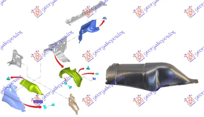 ΘΟΛΟΣ ΕΜΠΡΟΣ ΠΛΑΣΤΙΚΟΣ ΕΣΩ ΔΕΞ