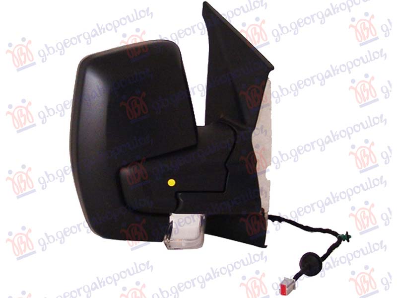 ΚΑΘΡΕΦΤΗΣ ΗΛΕΚΤΡΙΚΟΣ ΘΕΡΜΑΙΝΟΜΕΝΟΣ ΗΛΕΚΤΡΙΚΑ ΑΝΑΚΛΙΝΟΜΕΝΟΣ (ΜΕ ΦΛΑΣ) (ΜΕ ΦΩΣ ΟΓΚΟΥ 16W) (CONVEX GLASS) ΔΕΞ