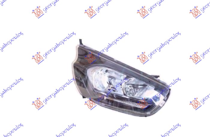 ΦΑΝΟΣ ΕΜΠΡΟΣ ΗΛΕΚΤΡΙΚΟΣ (H7/H15) (Ε) (DEPO) ΔΕΞ