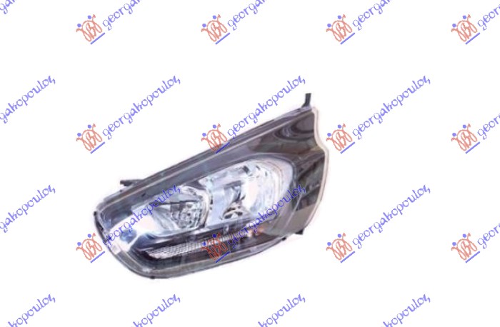 ΦΑΝΟΣ ΕΜΠΡΟΣ ΗΛΕΚΤΡΙΚΟΣ (H7/H15) (Ε) (DEPO) ΑΡ