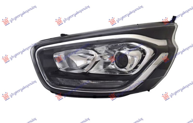 ΦΑΝΟΣ ΕΜΠΡΟΣ ΗΛΕΚΤΡΙΚΟΣ (H7/H1) ΜΕ ΦΩΣ ΗΜΕΡΑΣ LED (Ε) (DEPO) ΑΡ