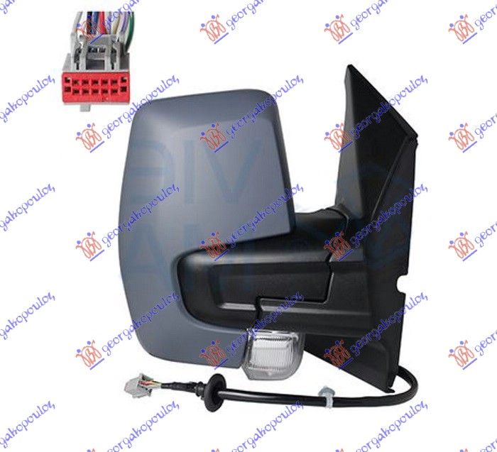 ΚΑΘΡΕΦΤΗΣ ΗΛΕΚΤΡΙΚΟΣ ΘΕΡΜΑΙΝΟΜΕΝΟΣ ΗΛΕΚΤΡΙΚΑ ΑΝΑΚΛΙΝΟΜΕΝΟΣ ΒΑΦΟΜΕΝΟΣ (ΜΕ ΦΛΑΣ & BLIS) (CONVEX GLASS) ΔΕΞ