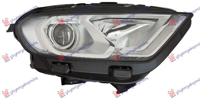 ΦΑΝΟΣ ΕΜΠΡΟΣ ΗΛΕΚΤΡΙΚΟΣ (ΧΡΩΜΙΟ) (H18/H1) (LED) (ΜΕ ΜΟΤΕΡ) (Ε) (DEPO) ΔΕΞ