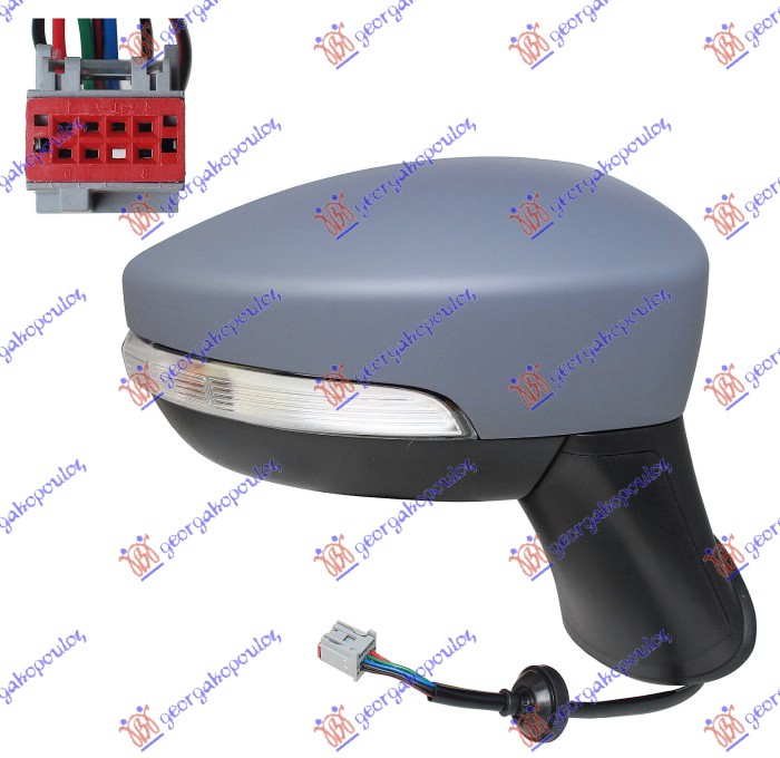 ΚΑΘΡΕΦΤΗΣ ΗΛΕΚΤΡΙΚΟΣ ΘΕΡΜΑΙΝΟΜΕΝΟΣ ΒΑΦΟΜΕΝΟΣ (ΜΕ ΦΛΑΣ) (Α ΠΟΙΟΤΗΤΑ) (ASPHERICAL GLASS) ΔΕΞ