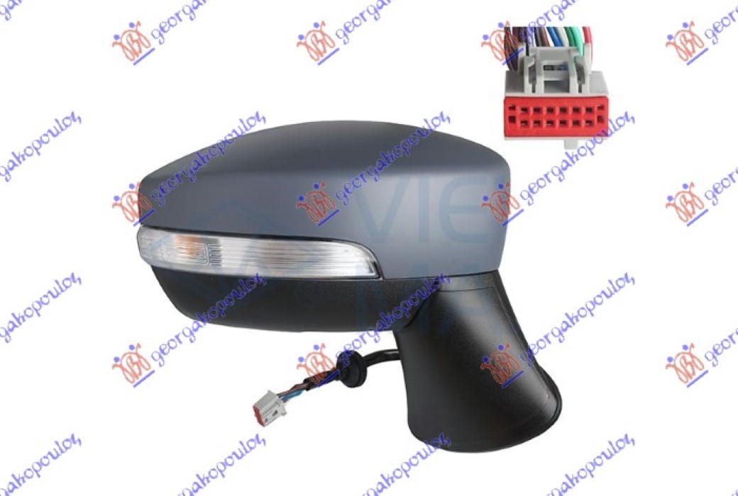 ΚΑΘΡΕΦΤΗΣ ΗΛΕΚΤΡΙΚΟΣ ΘΕΡΜΑΙΝΟΜΕΝΟΣ ΗΛΕΚΤΡΙΚΑ ΑΝΑΚΛΙΝΟΜΕΝΟΣ ΒΑΦΟΜΕΝΟΣ (ΦΛΑΣ,ΦΩΣ ΑΣΦΑΛΕΙΑΣ) 10 PIN (Α ΠΟΙΟΤΗΤΑ) (ASPHERICAL GLASS) ΔΕΞ