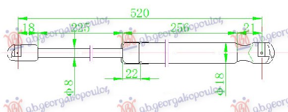 ΑΜΟΡΤΙΣΕΡ ΜΠΑΓΚΑΖ (520L-280N)