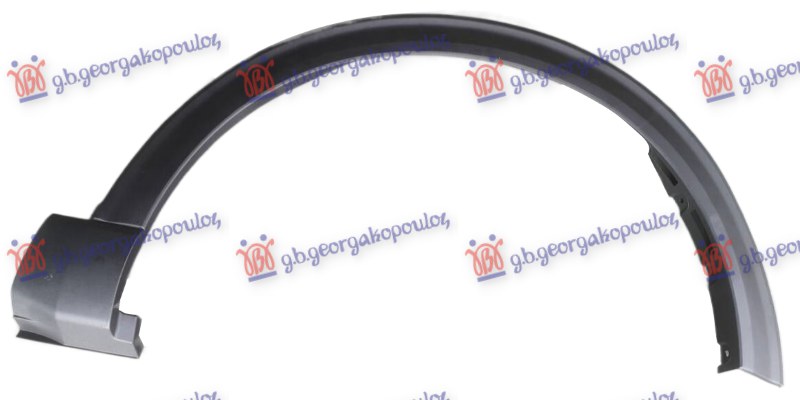 ΚΟΥΡΜΠΑ ΦΤΕΡΟΥ ΕΜΠΡΟΣ ΠΛΑΣΤΙΚΗ ΜΑΥΡΗ ΔΕΞ