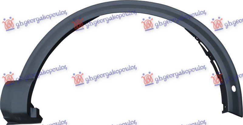 ΚΟΥΡΜΠΑ ΦΤΕΡΟΥ ΕΜΠΡΟΣ ΠΛΑΣΤΙΚΗ ΜΑΥΡΗ (ΜΕ 1 PDC) ΔΕΞ