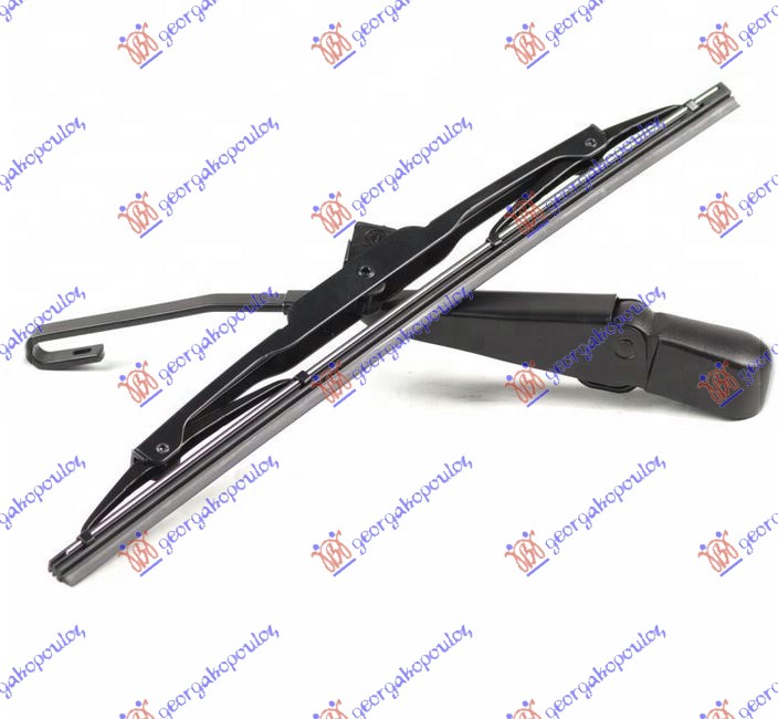 ΥΑΛΟΚΑΘΑΡΙΣΤΗΡΑΣ ΠΙΣΩ ΜΕ ΜΠΡΑΤΣΟ  305mm