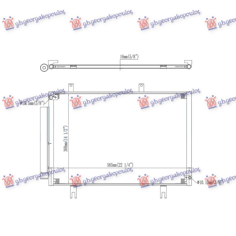 ΨΥΓΕΙΟ A/C 1.3 BENZINH (737x353x16)