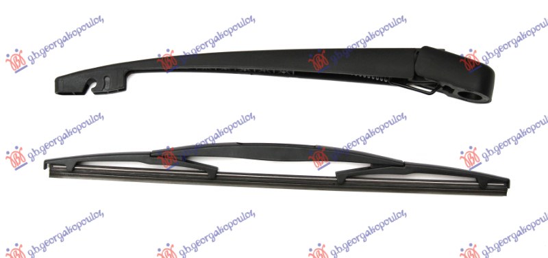 ΥΑΛΟΚΑΘΑΡΙΣΤΗΡΑΣ ΠΙΣΩ ΜΕ ΜΠΡΑΤΣΟ  350mm