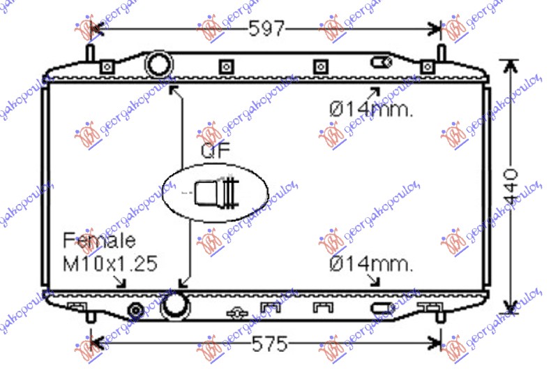 ΨΥΓΕΙΟ 2.2i-DTEC ΠΕΤΡΕΛΑΙΟ ΜΗΧΑΝΙΚΟ (375x710x28)