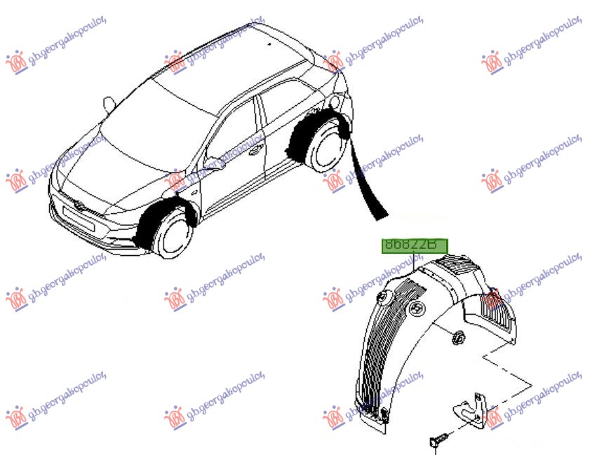 ΘΟΛΟΣ ΠΙΣΩ ΠΛΑΣΤΙΚΟΣ ΔΕΞ