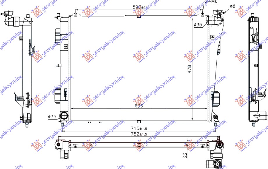 ΨΥΓΕΙΟ 2.0-2.4 ΜΗΧΑΝΙΚΟ ΒΕΝΖΙΝΗ (635x480x16)