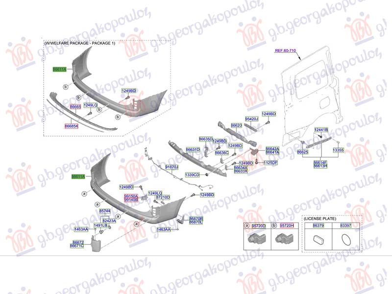 ΠΡΟΦΥΛΑΚΤΗΡΑΣ ΠΙΣΩ (ΜΕ 4 PDC) (Γ)